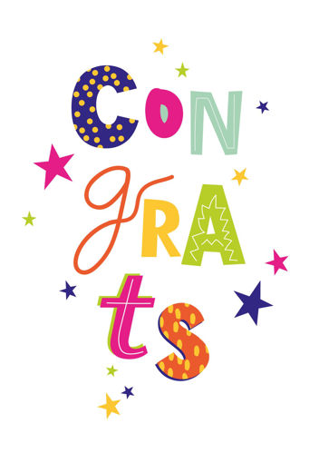 Picture of CONGRATS CARD